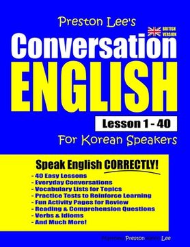 portada Preston Lee's Conversation English For Korean Speakers Lesson 1 - 40 (British Version)