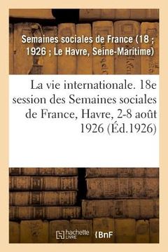 portada La vie internationale, sommaire des leçons (in French)