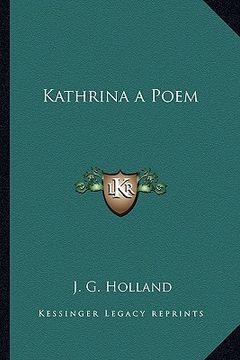 portada kathrina a poem (en Inglés)