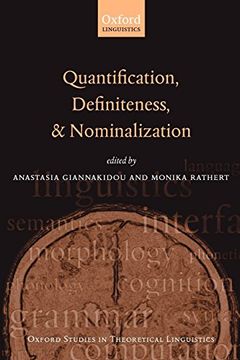 portada Quantification, Definiteness, and Nominalization (Oxford Studies in Theoretical Linguistics) (en Inglés)
