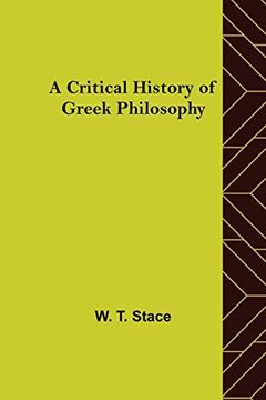 portada A Critical History of Greek Philosophy