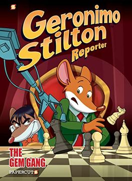 portada Geronimo Stilton Reporter Vol. 14: The gem Gang (14) (Geronimo Stilton Reporter Graphic Novels) (en Inglés)