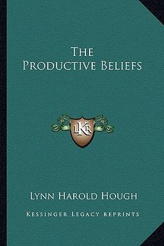 portada the productive beliefs (en Inglés)