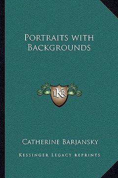 portada portraits with backgrounds (en Inglés)
