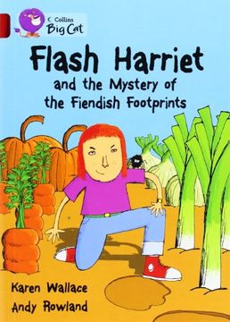 portada Flash Harriet and the Mystery of the Fiendish Footprints: Band 14 (en Inglés)