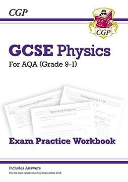 portada New Grade 9-1 GCSE Physics: AQA Exam Practice Workbook (with answers) (CGP GCSE Physics 9-1 Revision) (en Inglés)