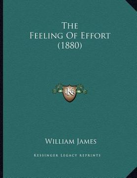 portada the feeling of effort (1880) (en Inglés)