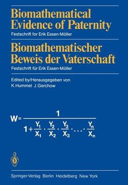 portada biomathematical evidence of paternity / biomathematischer beweis der vaterschaft: festschrift for erik essen-moller / festschrift fur erik essen-molle (en Alemán)