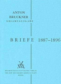 portada Bruckner: Briefe ii. (1887-1896) (Volume Xxiv