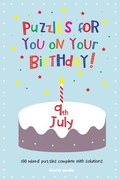 portada Puzzles for you on your Birthday - 9th July (en Inglés)