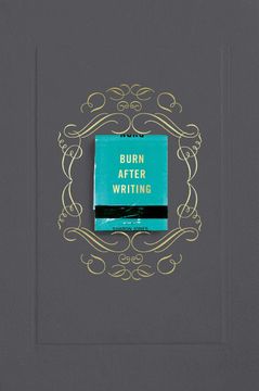 portada Burn After Writing (Gray) (en Inglés)