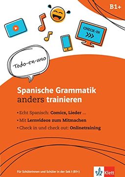 portada Grammatiktrainer Spanisch B1+: Grammatik-Schülerarbeitsheft + Online