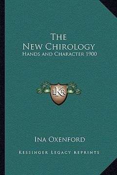 portada the new chirology: hands and character 1900 (en Inglés)