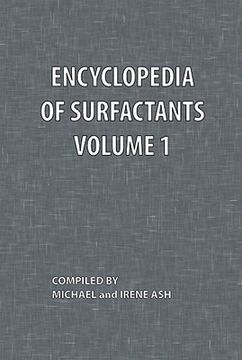 portada encyclopedia of surfactants volume 1 (en Inglés)