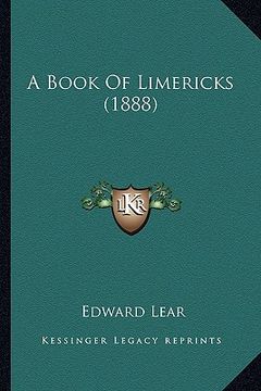 portada a book of limericks (1888) (in English)