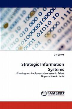 portada strategic information systems (en Inglés)