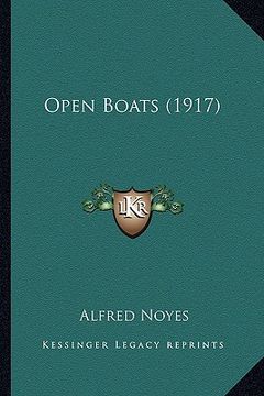 portada open boats (1917) (en Inglés)