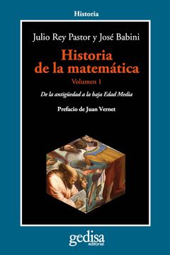 portada Historia de la Matemática i: De la Antigüedad a la Baja Edad Media