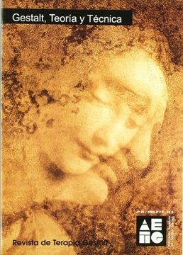 portada Gestalt, Teoria y Tecnica - Revista de Terapia Gestalt nº 25 - (in Spanish)