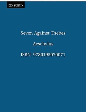 portada seven against thebes (en Inglés)