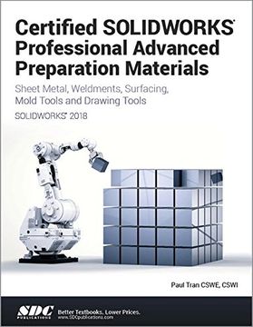portada Certified Solidworks Professional Advanced Preparation Material (Solidworks 2018) (en Inglés)