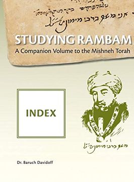 portada Studying Rambam. A Companionvolume to the Mishneh Torah: Index (en Inglés)