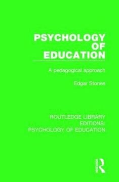 portada Psychology of Education: A Pedagogical Approach (Routledge Library Editions: Psychology of Education) (in English)
