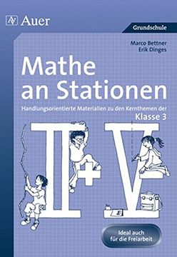 portada Mathe an Stationen. Klasse 3: Handlungsorientierte Materialien zu den Kernthemen der Klasse 3 (en Alemán)