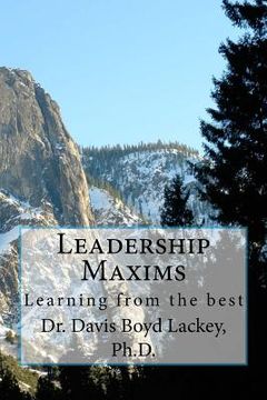 portada Leadership Maxims: Learning from the best (en Inglés)