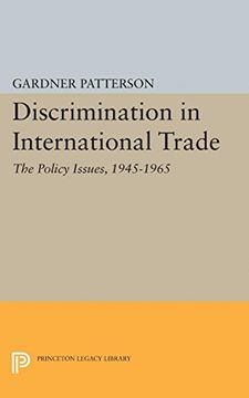portada Discrimination in International Trade: The Policy Issues, 1945-1965 (Princeton Legacy Library) (en Inglés)