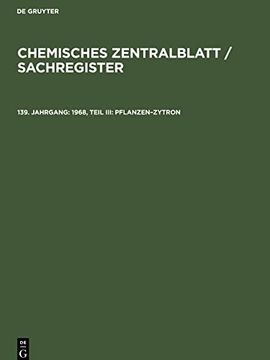 portada 1968, Teil Iii: Pflanzen Zytron (in German)