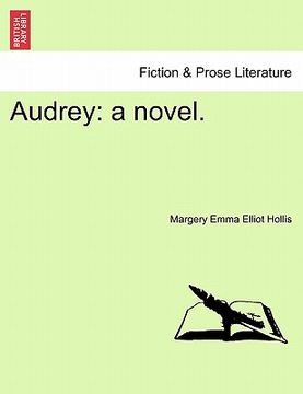 portada audrey: a novel. (in English)