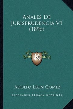 portada Anales de Jurisprudencia v1 (1896)