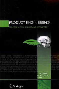 portada product engineering: eco-design, technologies and green energy (en Inglés)