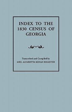 portada index to the 1830 census of georgia (in English)