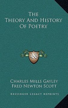 portada the theory and history of poetry (en Inglés)