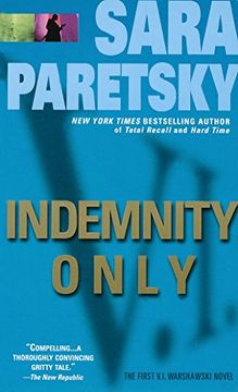 portada Indemnity Only: A v. I. Warshawski Novel (V. In Warshawski Novels) (en Inglés)