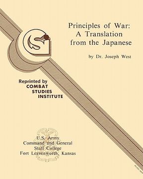 portada principles of war: a translation from the japanese (en Inglés)