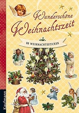 portada Wunderschöne Weihnachtszeit - Stickerheft: 88 Weihnachtssticker (en Alemán)