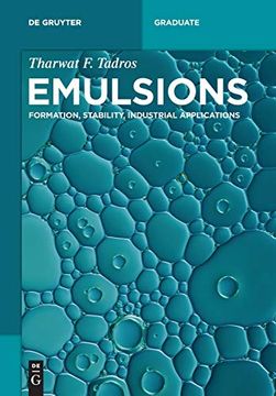 portada Emulsions (de Gruyter Graduate) (en Inglés)