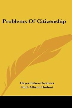 portada problems of citizenship (in English)