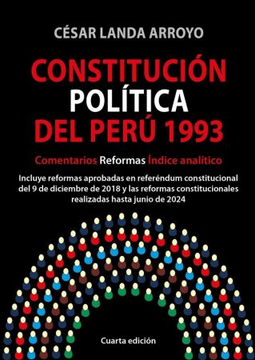 portada Constitución Política del Perú 1993. Comentarios, reformas, índice analítico