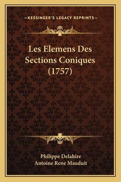 portada Les Elemens Des Sections Coniques (1757) (en Francés)