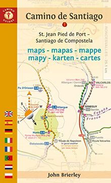 portada Mapa-Guía Camino de Santiago (St. Jean Pied de Port - Santiago de Compostela) (en Holandés)