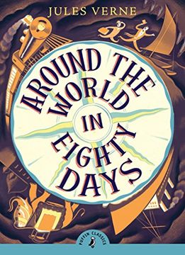 portada Around the World in Eighty Days (Puffin Classics) (en Inglés)