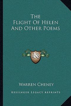 portada the flight of helen and other poems (en Inglés)