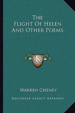 portada the flight of helen and other poems