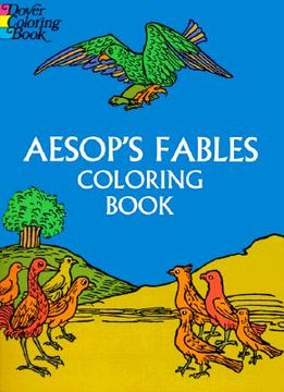 portada aesop ` s fables coloring book