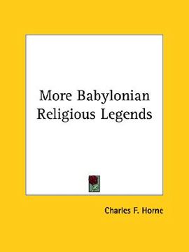 portada more babylonian religious legends (en Inglés)
