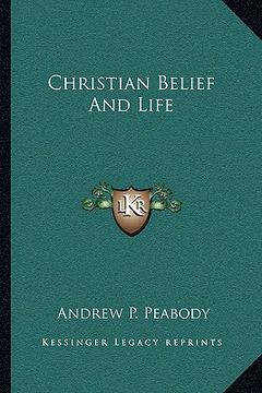 portada christian belief and life
